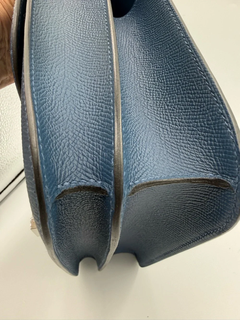 Hermes Constance Crossbody Bag in Navy Blue - Picture 4 of 9